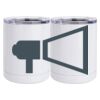 10 oz. White Stainless Steel Short Tumbler Thumbnail