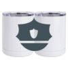 10 oz. White Stainless Steel Short Tumbler Thumbnail