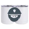 10 oz. White Stainless Steel Short Tumbler Thumbnail