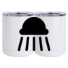 10 oz. White Stainless Steel Short Tumbler Thumbnail