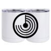 10 oz. White Stainless Steel Short Tumbler Thumbnail