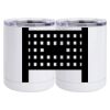 10 oz. White Stainless Steel Short Tumbler Thumbnail