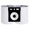 10 oz. White Stainless Steel Short Tumbler Thumbnail