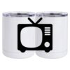 10 oz. White Stainless Steel Short Tumbler Thumbnail