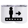 10 oz. White Stainless Steel Short Tumbler Thumbnail