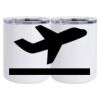 10 oz. White Stainless Steel Short Tumbler Thumbnail