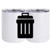 10 oz. White Stainless Steel Short Tumbler Thumbnail