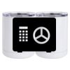 10 oz. White Stainless Steel Short Tumbler Thumbnail