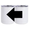 10 oz. White Stainless Steel Short Tumbler Thumbnail
