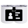 10 oz. White Stainless Steel Short Tumbler Thumbnail