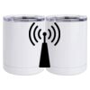 10 oz. White Stainless Steel Short Tumbler Thumbnail