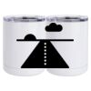 10 oz. White Stainless Steel Short Tumbler Thumbnail