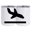 10 oz. White Stainless Steel Short Tumbler Thumbnail