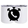 10 oz. White Stainless Steel Short Tumbler Thumbnail