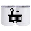 10 oz. White Stainless Steel Short Tumbler Thumbnail