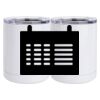 10 oz. White Stainless Steel Short Tumbler Thumbnail