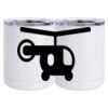 10 oz. White Stainless Steel Short Tumbler Thumbnail