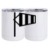 10 oz. White Stainless Steel Short Tumbler Thumbnail