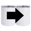 10 oz. White Stainless Steel Short Tumbler Thumbnail