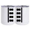 10 oz. White Stainless Steel Short Tumbler Thumbnail