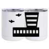 10 oz. White Stainless Steel Short Tumbler Thumbnail