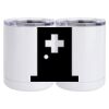 10 oz. White Stainless Steel Short Tumbler Thumbnail