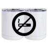 10 oz. White Stainless Steel Short Tumbler Thumbnail
