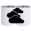 10 oz. White Stainless Steel Short Tumbler Thumbnail