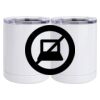 10 oz. White Stainless Steel Short Tumbler Thumbnail