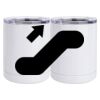 10 oz. White Stainless Steel Short Tumbler Thumbnail