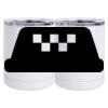 10 oz. White Stainless Steel Short Tumbler Thumbnail