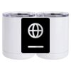 10 oz. White Stainless Steel Short Tumbler Thumbnail
