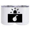 10 oz. White Stainless Steel Short Tumbler Thumbnail