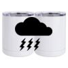 10 oz. White Stainless Steel Short Tumbler Thumbnail