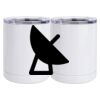 10 oz. White Stainless Steel Short Tumbler Thumbnail