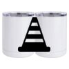 10 oz. White Stainless Steel Short Tumbler Thumbnail