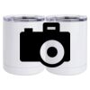 10 oz. White Stainless Steel Short Tumbler Thumbnail