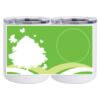10 oz. White Stainless Steel Short Tumbler Thumbnail