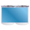 10 oz. White Stainless Steel Short Tumbler Thumbnail