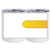 10 oz. White Stainless Steel Short Tumbler Thumbnail