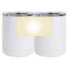 10 oz. White Stainless Steel Short Tumbler Thumbnail