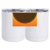 10 oz. White Stainless Steel Short Tumbler Thumbnail
