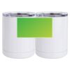 10 oz. White Stainless Steel Short Tumbler Thumbnail
