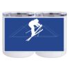 10 oz. White Stainless Steel Short Tumbler Thumbnail