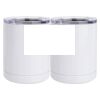 10 oz. White Stainless Steel Short Tumbler Thumbnail