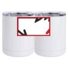 10 oz. White Stainless Steel Short Tumbler Thumbnail