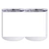 10 oz. White Stainless Steel Short Tumbler Thumbnail