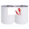 10 oz. White Stainless Steel Short Tumbler Thumbnail