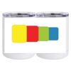 10 oz. White Stainless Steel Short Tumbler Thumbnail