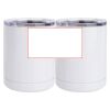 10 oz. White Stainless Steel Short Tumbler Thumbnail